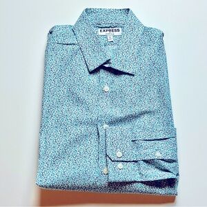 🆕 Express Outlet Extra Slim Floral Dress Shirt - Med